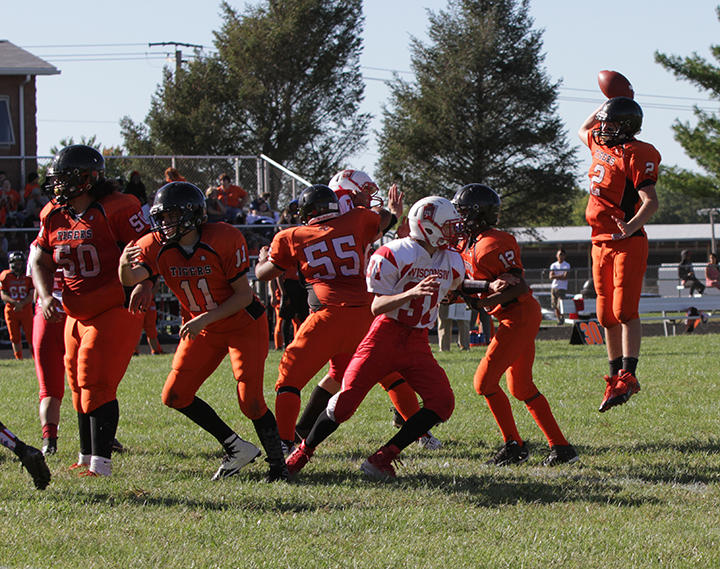 ISD JR/SR High football team action shot